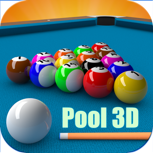 8 Ball Pool app icon: a rack of coloured pool balls with a white cue ball
