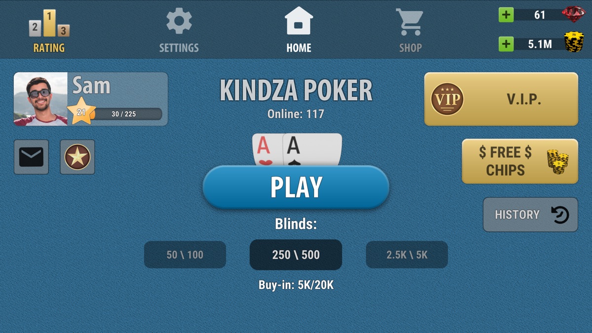 KindzaPoker gameplay screenshot 4